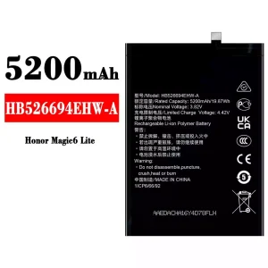 Baterie HB526694EHW-A pentru HUAWEI Honor Magic 6 Lite