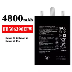 Baterie HB506390EFW pentru HUAWEI Honor 70 / Honor 60 / Honor 60 Pro