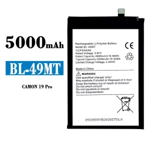 Baterie BL-49MT pentru Tecno Camon 19 Pro
