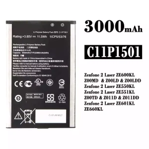Baterie C11P1501 pentru Asus Zenfone 2 Laser ZE600KL /ZE601KL/ZE550KL / ZE551KL