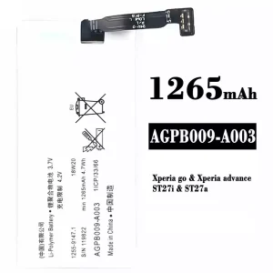Baterie AGPB009-A003 pentru Sony Xperia go / Xperia advance / ST27i / ST27a
