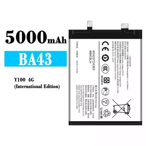 Baterie BA43 pentru VIVO Y100 4G International Edition