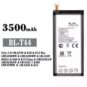 Baterie BL-T44 pentru LG Stylo 5 / K50 / K12 Max /Q60 / K12 Prime /LK51