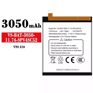 Baterie VS-BAT-3050-11.74-SPV4SC52 pentru VESTEL VNS Z10