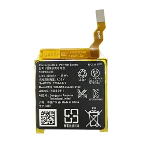 Baterie de schimb GB-S10-353235-0100 pentru Sony Smart Watch 3,SWR50
