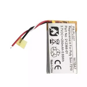 Baterie de schimb pentru căști Plantronics 216261-01,212366-01