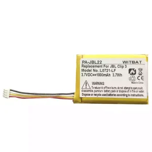 Baterie de schimb pentru difuzor JBL Clip 3,L0721-LF